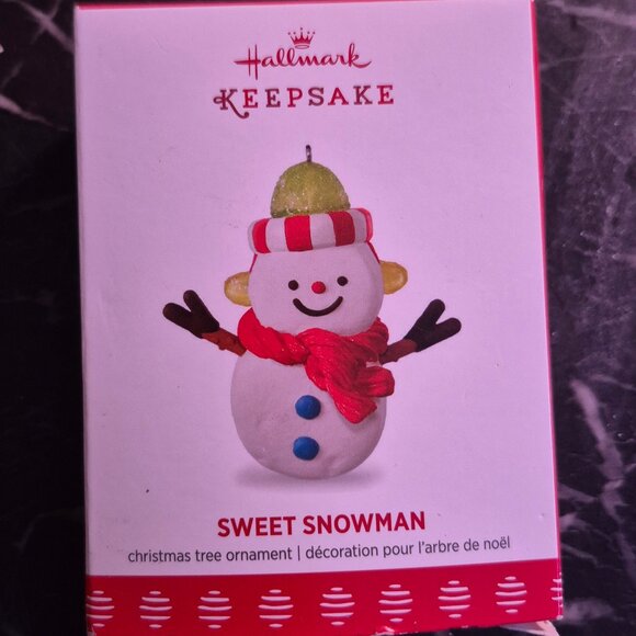 2017 NIB Keepsake ornament by Hallmark. Snowman - Picture 1 of 5